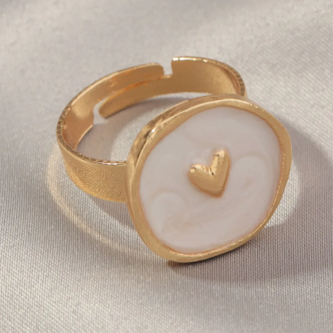 Astral Lightning Bolt Ring in Blue