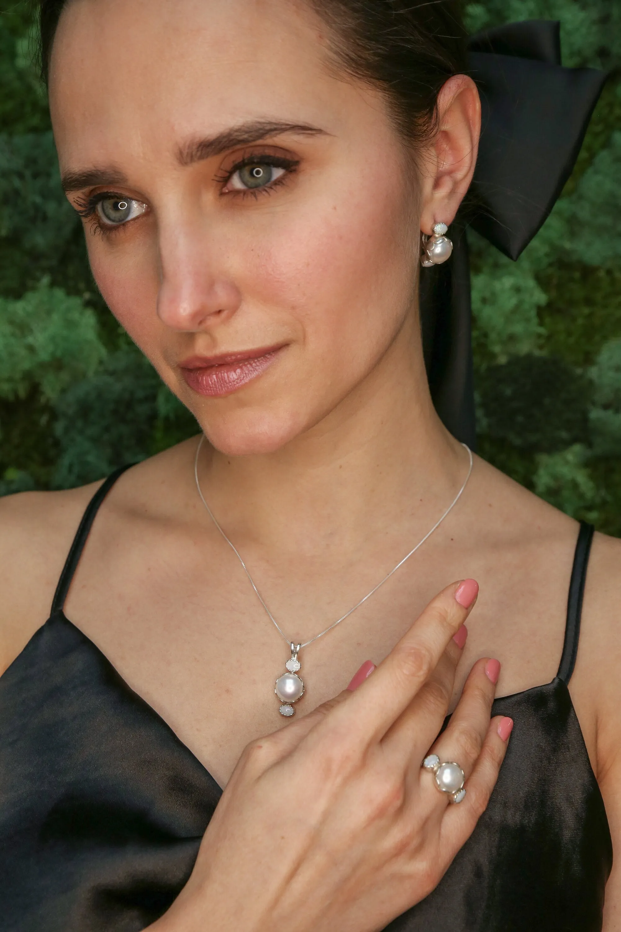 Genuine Pearl Ring - Real Opal Ring - Vintage Pearl Ring