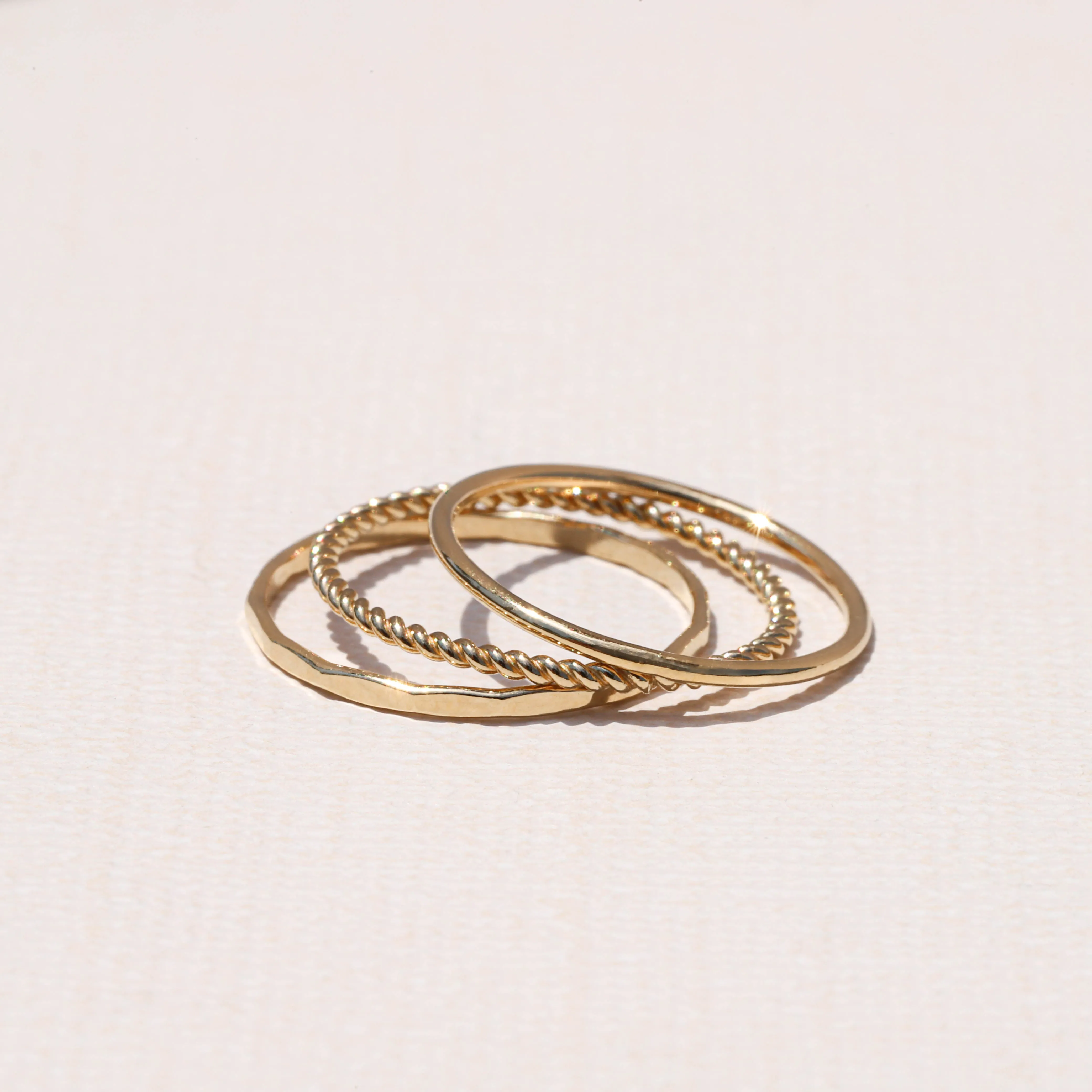 Hammered Stacking Ring