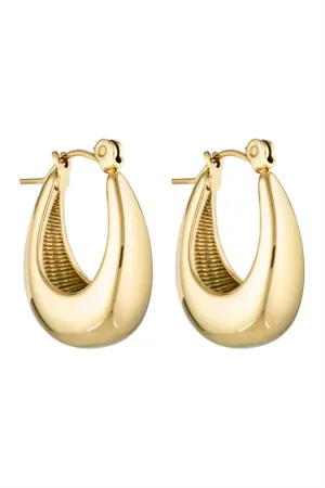 Tear Drop Earrings Gold