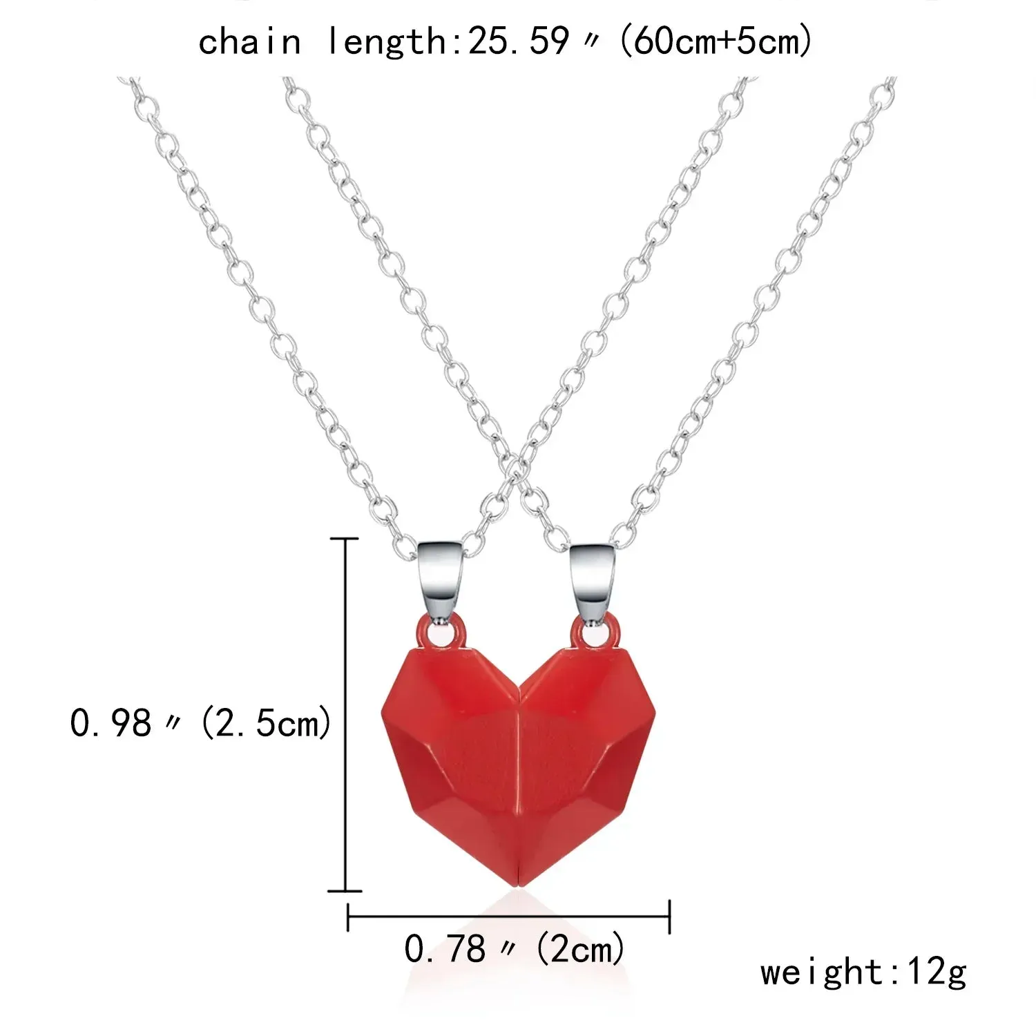 Twin Souls Heart Necklace