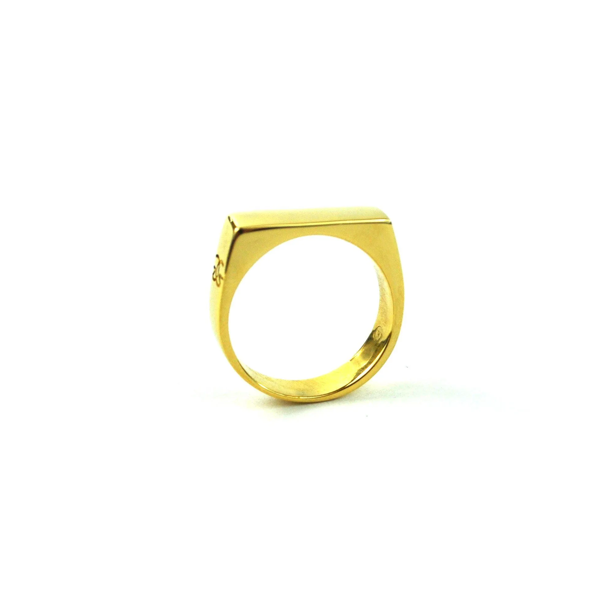 Women's Gold Bar Ring